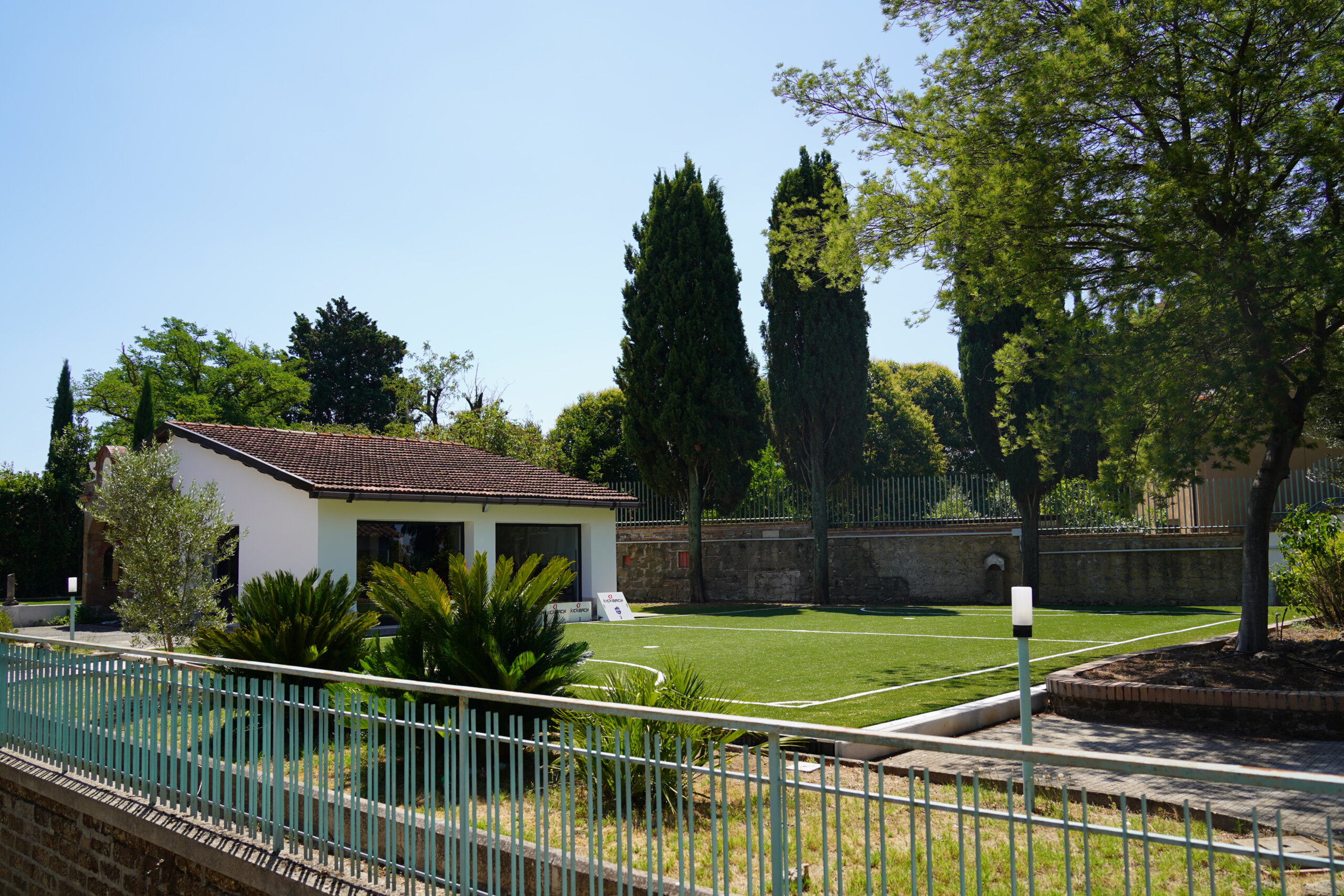 Small-sided soccer pitch on Rome City Prep Academy campus